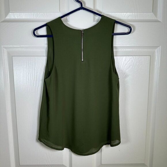 naked zebra Green Women's V-Neck Blouse - Small - Picture 3 of 3